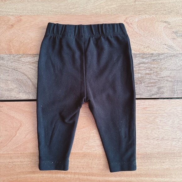 🧸 SALE! (5/$15, 8/$22, 12/$30) Joe Fresh baby legging 3-6m black unisex - Picture 2 of 4